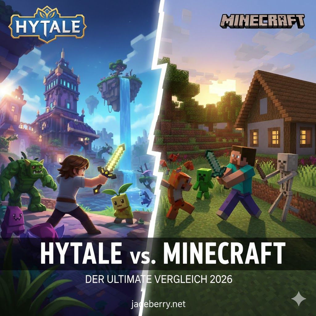 Was ist der Unterschied zwischen Hytale und Minecraft?
